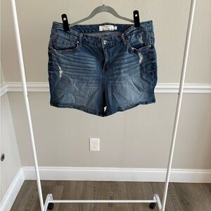 Torrid Size 20 Blue Jean Shorts